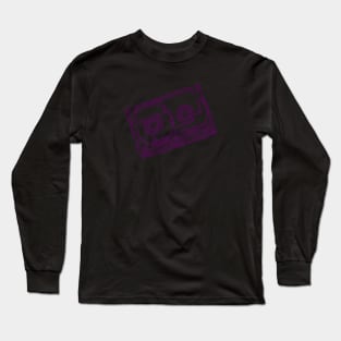 Purple Cassette Long Sleeve T-Shirt